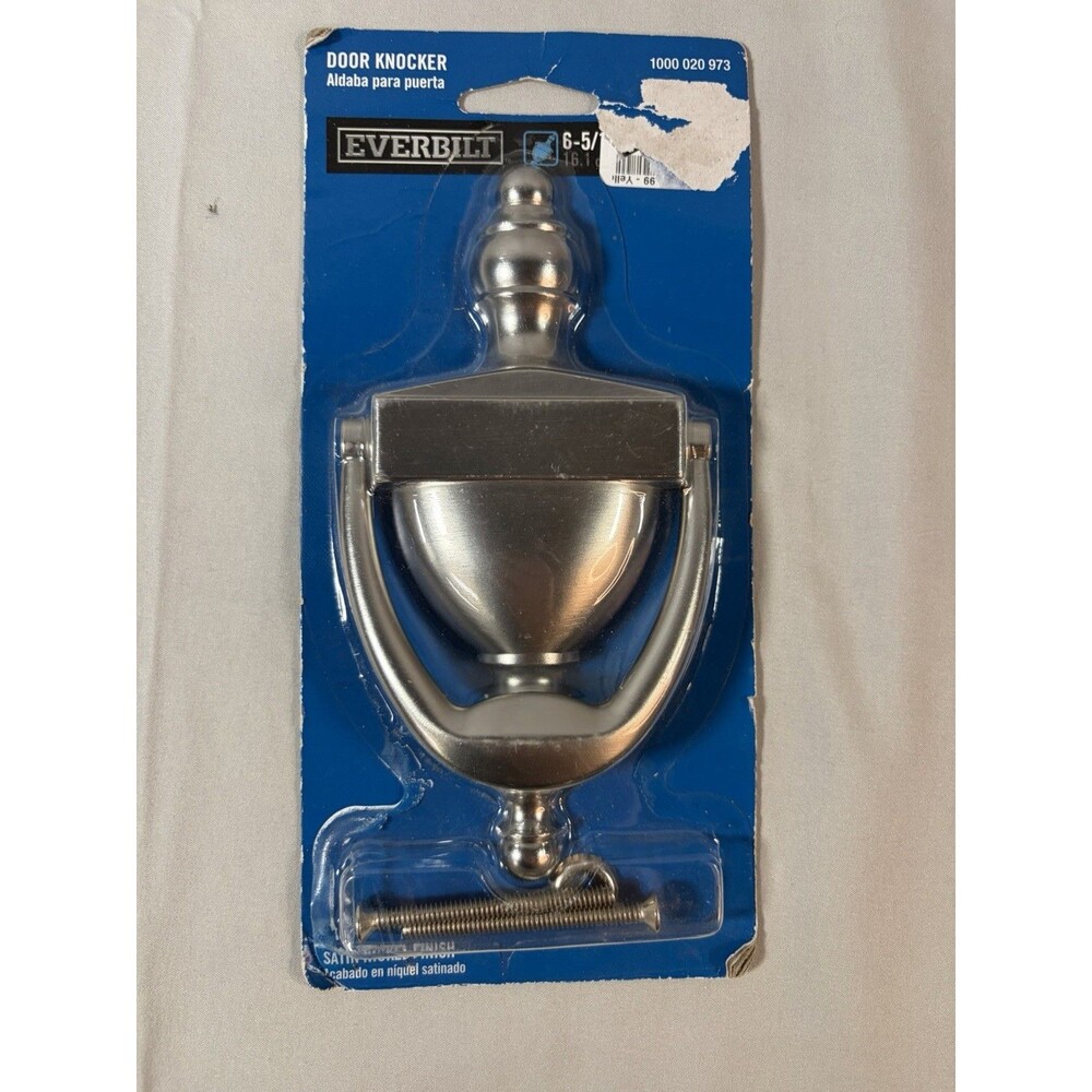 Everbilt 6-5/16 in. Stainless Steel Door Knocker NEW